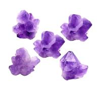 CALLARON Sachet De Grappes De Cristaux Violets Naturels Petites Pierres Décoratives Pour Bureau Pour Artisanat