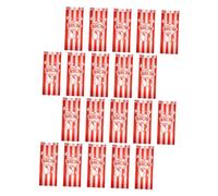 CALLARON Sachets Individuels De Popcorn En Papier 20 Pièces 90x50x220 Mm Résistants à La Graisse Pour Snacks Fête Cinéma Friandises Rápidos