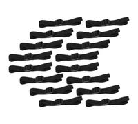 CALLARON Sangles pour Chaussures D'aérateur de Pelouse en Nylon Noir, Lot de 16 Pièces, Maintien Sécurisé des Crampons, Usage Pratique pour Jardinage et Pelouses Variées