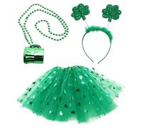 CALLARON Serrage-tête Trèfle Vert Saint-patrick 1 Pièce Taille Unique Accessoire de Costume Fête Couvre-chef Photo pour Soirée et Célébration Festive