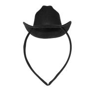 CALLARON Serre-tête Mini Chapeau Haut de Forme Vintage pour Femme Accessoire de Costume Léger et Élégant Bandeau Petit Chapeau pour Fête Carnaval Cosplay et Anniversaire Noir