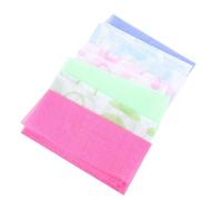 CALLARON Serviette de Bain Exfoliante Corps 6 Pièces Longue Nylon Mousse Rapide pour Peau Sensible Usage Quotidien à Domicile et Voyage Multicolore