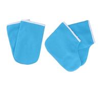 CALLARON Set de Paraffine pour Thérapie des Mains et Pieds en Coton Bleu Moufles et Couvre-pieds pour Spa Professionnel, Maintien Chaleur et Hydratation Maximale