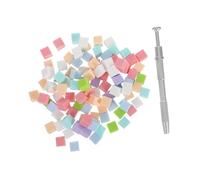 CALLARON Set Éponge Manucure Mini Douce avec Stylo Pinceur Bloc Tampon Réutilisable pour Nail Art Dégradé et Lissage Outil sans Peluches pour Salon et Usage Maison