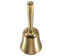 CALLARON Sonnette à Main en Laiton Moyen, Cloche de Table pour Restaurant, Sonnerie de Réception Forte et Claire, Clochette Portative pour Dîner et Service en Salle, Style Rétro Classique