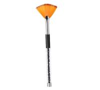 CALLARON Stylo Nail Art à Percer, Pinceau Plat Éventail Dégradé De Couleurs, Noir, Outil De Peinture à Ongles Pour Femme, Manucure Artistique Professionnelle