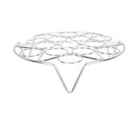 CALLARON Support à Œufs Vapeur Multifonction 13 Trous en Acier Inoxydable Panier Vapeur Cuisine Haute Tige pour Cuisson Œufs Accessoire Cuisson Plateau Robuste et Léger