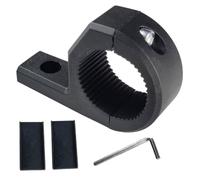 CALLARON Support de Fixation pour Phare de Moto en Abs, Support de Serrage pour Barres et Guidon, Accessoire de Montage LED Résistant, Compatible Éclairage Auxiliaire et Clignotant,