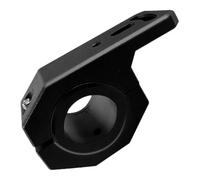 CALLARON Support de Phares de Moto LED Réglable à Collier de Serrage pour Tubes Jusqu’à 3 Cm, Support Noir pour Montage Latéral, Fixation Robuste pour Éclairage Off-Road et Trail, 1 Paire