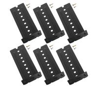 CALLARON Support de Rail Coulissant pour Clavier en Acier Inoxydable Noir, Glissière Charge Lourde Ajustement Facile, pour Accessoires Ordinateur et Meubles