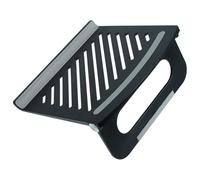 CALLARON Support D'ordinateur Pliable Noir en Abs et Silicone Rehausseur Multi-Angle Réglable, Offrant Une Utilisation Polyvalente Placement Robuste pour Bureau ou Salle de Réunion