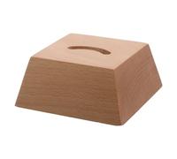 CALLARON Support en Bois de Hêtre pour Chausse-pieds, Base Carrée 10 X 9,7 X 3,8 Cm, Stabilisateur Antidérapant pour Organisateur de Chaussures, pour Entrée et Placard, Accessoire Pratique