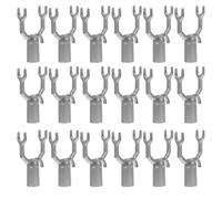 CALLARON Support Métallique pour Branches D'arbres Fruitiers en Alliage D'aluminium Argenté, Lot de 15 Pièces Solide pour Jardinage et Vignobles