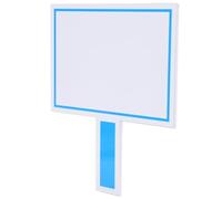 CALLARON Tableau Blanc Effaçable à Sec Portable Carré 20x25 Cm Double Face en Pvc Rigide Tableau de Score Bureaux Ventes aux Enchères et Présentations