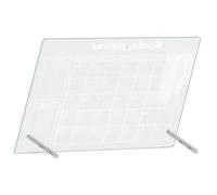 CALLARON Tableau Mémo en Acrylique Transparent, Tableau pour Mémo, Effaçable à Sec, Écriture Fluide, Facile à Nettoyer, pour Bureau et Table, Enseignants et Étudiants
