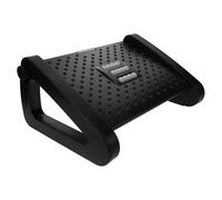 CALLARON Tabouret Repose-Pieds Antidérapant Réglable, Marchepied en Plastique Noir Classique, Accessoire Bureau Ergonomique pour Position Assise Confortable et Massage des Pieds, Usage