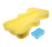 CALLARON Tapis de Bain Éponge Épaisse Antidérapant Coussin Confortable Support Tête et Dos Bébé Plateforme Sécurisée Couleur Aléatoire