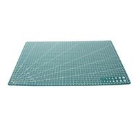 CALLARON Tapis de Découpe Antidérapant Double Face A3 en Polypropylène Vert pour Loisirs Créatifs, Scrapbooking et Gravure, Planche à Découper Solide pour Protection de Surface de Travail