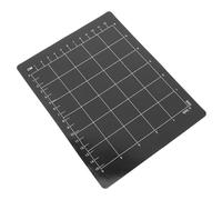 CALLARON Tapis de Découpe Magnétique Utilisation Polyvalente avec Grille Noir Plateau Magnétique en Caoutchouc et Fer pour Machine à Gaufrer pour Cuir et Tissu en Loisirs Créatifs