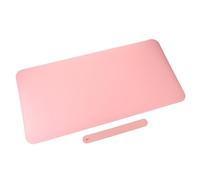 CALLARON Tapis de Manucure Pliable PU Bicolore Léger et Facile à Nettoyer avec Sangle de Rangement Tapis de Bureau pour Nail Art Accessoire Salon pour Techniciens