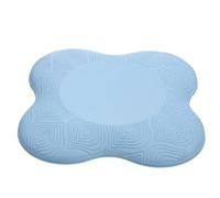 CALLARON Tapis de Yoga Coussin de Genoux et Coudes Bleu Ciel en Mousse Haute Densité Antidérapant Adapté aux Séances de Contemplation et Remise