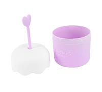 CALLARON Tasse à Mousse Pour Visage Compacte Portable Fonction Pression Femmes Nettoyage Peau Types Variés Voyage Matériau Pp Violet