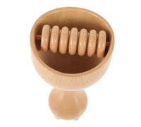 CALLARON Tasse De Massage En Bois à Rouleaux Pour Thérapie 1 Pièce Outil De Ventouse Pour Usage Domestique Et Déplacements Poignée Confortable