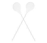 CALLARON Testeurs de Gâteaux en Acier Inoxydable 2pcs Bâtonnets de Test pour Cuisson Solide et Précision pour Pâtisseries et Gâteaux Four Argenté