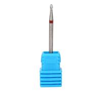 CALLARON Tête de Meulage Acier Tungstène pour Ongles Petite Ronde Accessoire Nail Art pour Polissage et Retrait de Peau Morte Outil de Manucure Précis