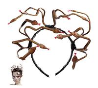 CALLARON Tête Halloween Serpent Créatif pour Cosplay Accessoire de Costume Éblouissant pour Fête Carnaval et Spectacles