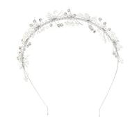 CALLARON -tête Pour Demoiselle Honneur Avec Perles Et Cristaux Accessoire De Cheveux Pour Filles Pour Mariage Et Photographie