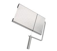 CALLARON Trancheuse à Fromage Outil Polyvalent Robuste Argenté à Fil en Acier Inoxydable pour Couper Fromage, Jambon et Beurre, pour Usage Cuisine et Réception