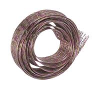 CALLARON Treillis Métallique Cuivre Élastique Polyvalent, Fil De Cuivre Pour Bijoux Et Bricolage, Maille Légère Et Respirante, Création Artisanale, Projet Créatif, Rouleau 8 or Violet Clair