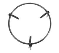 CALLARON Trépied de Camping pour Cuisiner, Support de Cuisson pour Feu de Camp en Acier Noir, Démontable, Facile à Ranger, pour Jardins et Patios