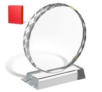 CALLARON Trophée en Verre Transparent, Trophée Décoratif 1 Pièce