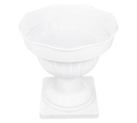 CALLARON Urne Fleurie Romaine Blanche en Plastique, Style Européen Vintage