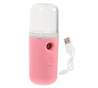 CALLARON Vaporisateur Facial Nano USB Rechargeable Brumisateur Portable pour Hydratation Visage Pratique et Ergonomique pour Soins Peau et Extensions de Cils Couleur Rose