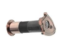 CALLARON Visionneuse de Porte 2-en-1 Sonnette Intégrée en Plastique, Protège la Confidentialité, pour Porte Épaisseur 85-110mm et Trou 35-44mm, Installation sans Outils