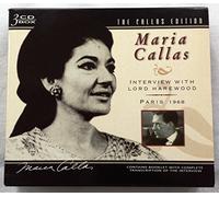 Edition Callas Vol. 6 : Extraits D'operas & Les Interviews Avec Lord Harewood - Paris 1968