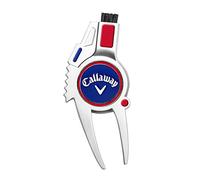 Callaway 4-in-1 Tool-Red, White & Blue Outil de Divot 4 en 1 - Rouge, Blanc et Bleu Mixte Adulte, Dark Roast