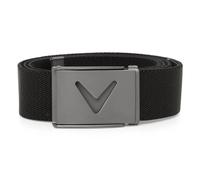 Callaway Apparel Ceinture tissée avec logo en V pour homme, caviar, Taille unique