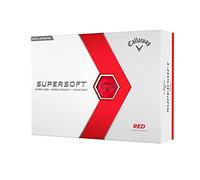 Callaway Balle de Golf Super Douce 2023 Hybride Rouge, Une douzaine