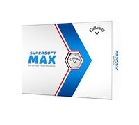 Callaway Balles de Golf Supersoft Max 12B PK (Version 2023, Blanc)
