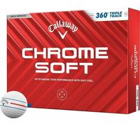 Callaway Chrome Soft 2024 White 360 Triple Track Balles de golf