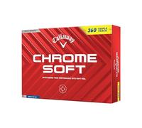 Callaway Golf Balle de Golf chromée Souple Premium Tour 2024 Jaune 360° Triple Piste