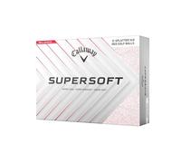 Callaway Golf Balle de Golf Supersoft 2025, Rouge Moucheté