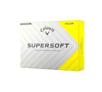 Callaway New Supersoft 25 balles de golf colorées (jaune)