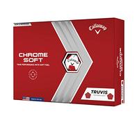 Callaway Chrome Doux Truvis 12 Balles de Golf Blanc/Rouge