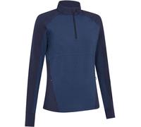 Callaway Golf Callaway Apparel Blue Lightweight Knit Heathered ¼ Zip Top