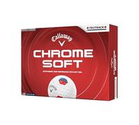 Callaway Golf Chrome Soft 2026 Balles de Golf Tru Track Bleu/Rouge